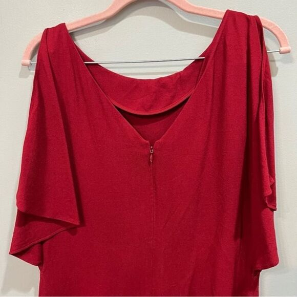 Theory Crimson Red Shift Dress size 4 - Picture 8 of 11